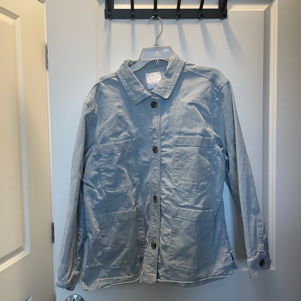 LC Lauren Conrad Light Blue Corduroy Jacket